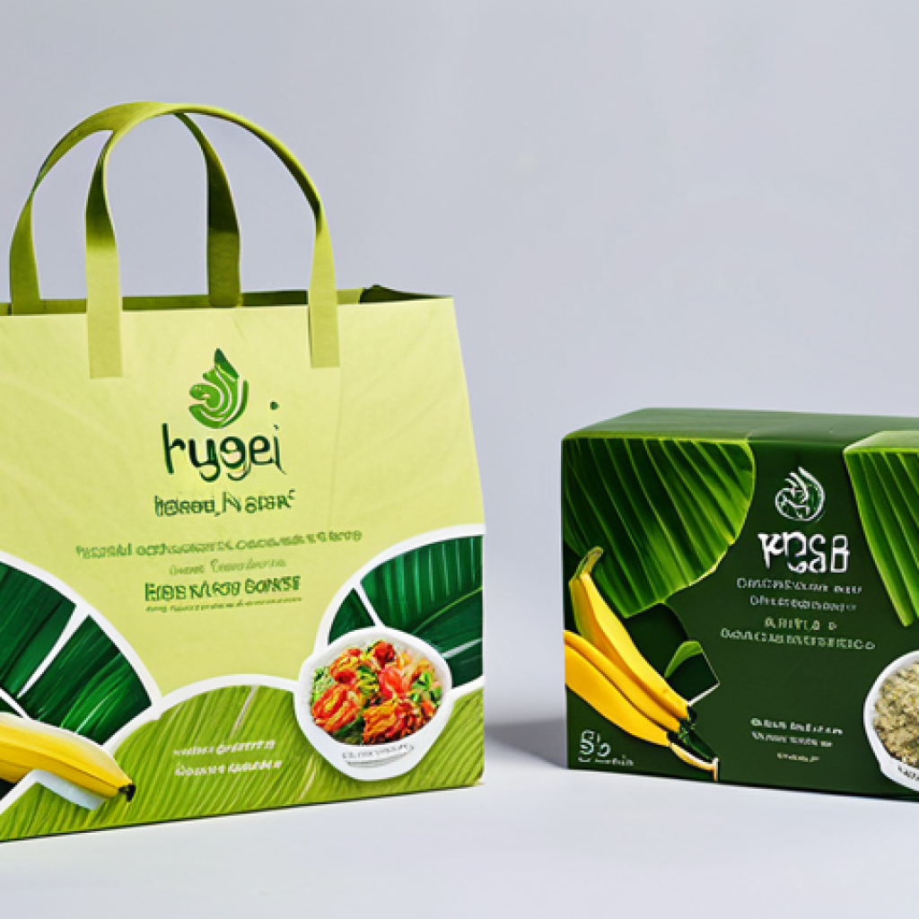 Eco-Friendly Packaging Design**
"A variety of beautifully designed, eco-friendly product packaging made from recycled paper and natural materials like banana leaves and sugarcane pulp. The packaging is for local Thai products such as snacks and herbal remedies. Bright, natural lighting. Safe for work, appropriate content, fully clothed product display, professional product photography, perfect anatomy (of the packaging), natural proportions, modest product presentation, family-friendly."
**