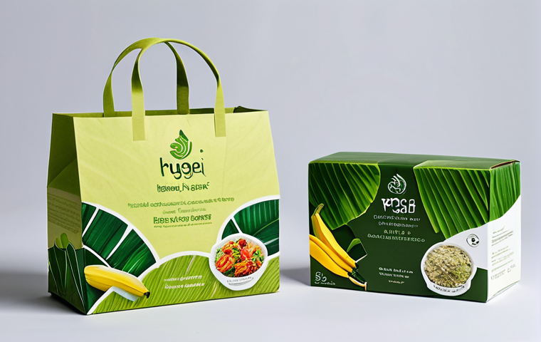 Eco-Friendly Packaging Design**

"A variety of beautifully designed, eco-friendly product packaging made from recycled paper and natural materials like banana leaves and sugarcane pulp. The packaging is for local Thai products such as snacks and herbal remedies. Bright, natural lighting. Safe for work, appropriate content, fully clothed product display, professional product photography, perfect anatomy (of the packaging), natural proportions, modest product presentation, family-friendly."

**